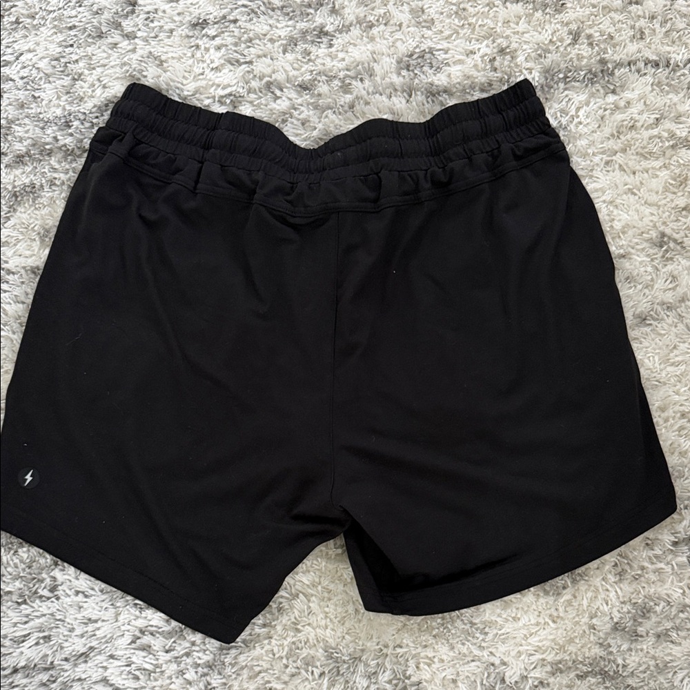 Bruce Bolt Men's Black Athletic Shorts - Lightweight Performance